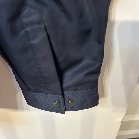 *NWT* Cutter & Buck Men’s Navy Blue and Tan Lined Weather Tech Jacket, Size XXL - Picture 5 of 10